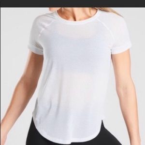 NWT Athleta White Vapor Tee
